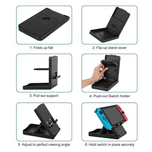 Nintendo Switch Stand, Keten Switch Soporte Playstand de Juego Portatil Para la Switch Nintendo - Atril Compacto Con Altura Ajustable para la Consola Nintendo Switch