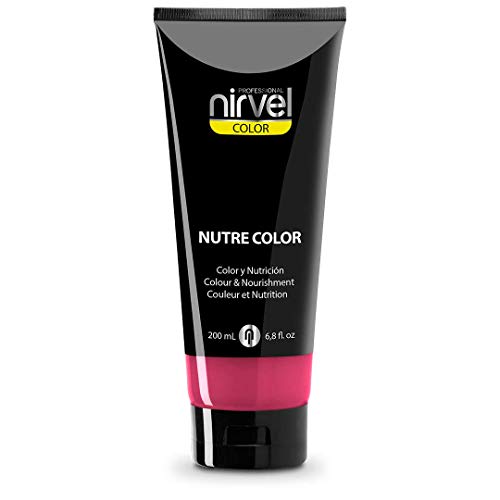 Nirvel Nutre Color Fluor - Coloración semipermanente, 200 ml, Fresa