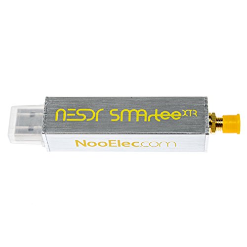 NooElec NESDR SMArTee XTR SDR - Premium RTL-SDR con Rango de Ajuste extendido, recinto de Aluminio, T de polarización, 0,5PPM TCXO, Entrada SMA. Radio Definida por Software RTL2832U y E4000