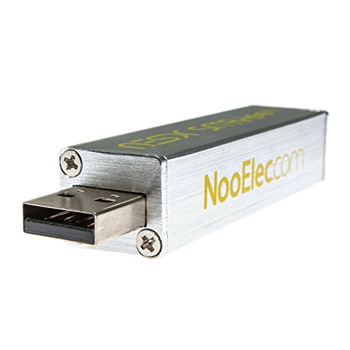 NooElec NESDR SMArTee XTR SDR - Premium RTL-SDR con Rango de Ajuste extendido, recinto de Aluminio, T de polarización, 0,5PPM TCXO, Entrada SMA. Radio Definida por Software RTL2832U y E4000