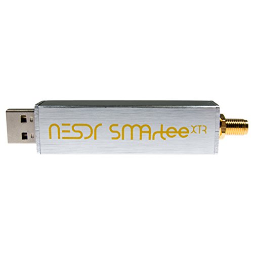 NooElec NESDR SMArTee XTR SDR - Premium RTL-SDR con Rango de Ajuste extendido, recinto de Aluminio, T de polarización, 0,5PPM TCXO, Entrada SMA. Radio Definida por Software RTL2832U y E4000