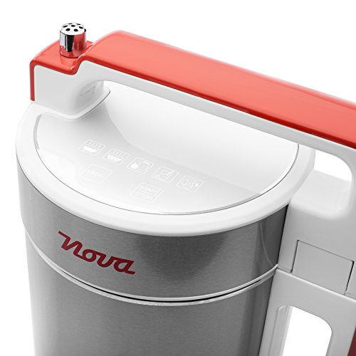 Nova 210310 - Licuadora y máquina para hacer sopa, batidos o salsas, capacidad 1.5 L, 200 W, acero inoxidable, 5 programas automáticos