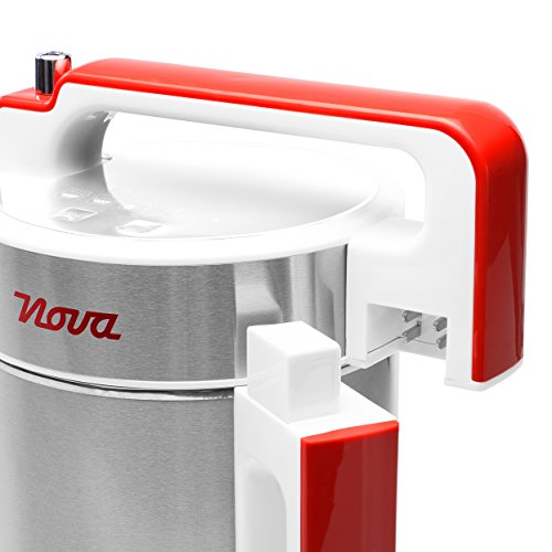 Nova 210310 - Licuadora y máquina para hacer sopa, batidos o salsas, capacidad 1.5 L, 200 W, acero inoxidable, 5 programas automáticos