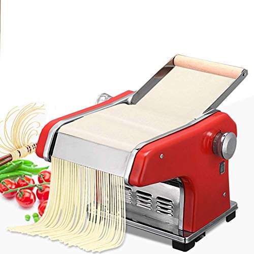 NSYNSY Máquina de Pasta eléctrica 6 ajustes de Espesor Ajuste automático máquina Multifuncional máquina de Fideos, para Galletas liatelle