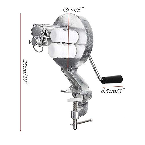 NSYNSY Máquina para Hacer Pasta, auténtica Pasta Italiana para Hacer Fideos, Herramientas para Pasta de macarrones de Acero Inoxidable, Herramientas de Cocina para el hogar, máquina para prensar a