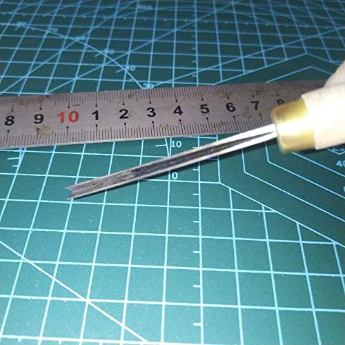 NUEVO 1.5-8mm Tipo V Cinceles para trabajar la madera Cuchillo triangular de corte Cuchillos de talla de madera a mano, 8 mm