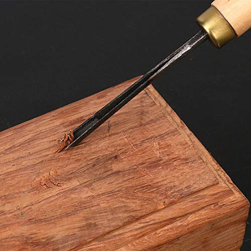 NUEVO 1.5-8mm Tipo V Cinceles para trabajar la madera Cuchillo triangular de corte Cuchillos de talla de madera a mano, 8 mm