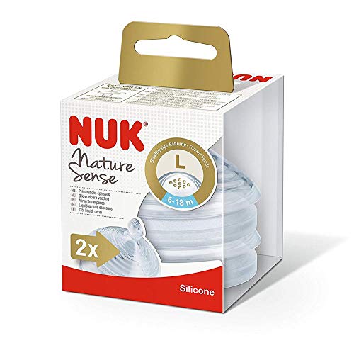 NUK Nature Sense - Tetina de silicona, talla L