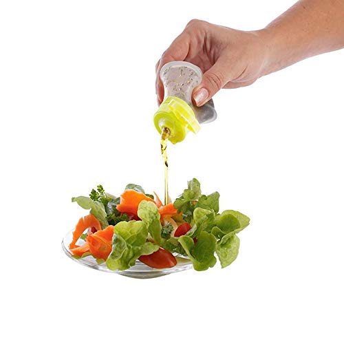 Ogquaton Envases de Ensalada, envases pequeños de Salsas, condimentos o Salsas, Amarillos