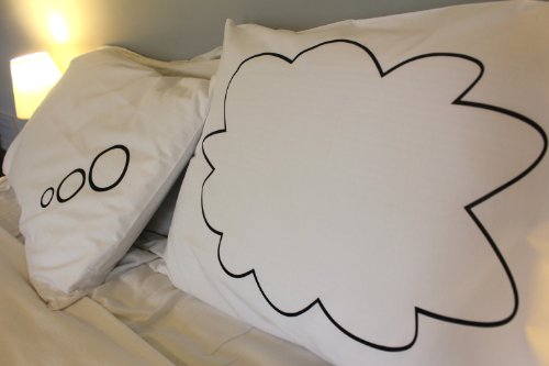 Oh, Susannah Thought Bubble – Fundas de Almohada para Parejas y Boda Regalos