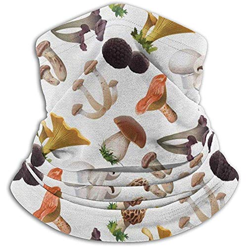 Olive Helin(a) Toadstools Frescos Trufas Estilo de Vida Natural Calentador de Cuello de Cocinero - Sombreros Diademas Anchas Bufanda Envoltura de Cabeza Máscara