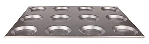 Ollas Agnelli coal18312 Bandeja gastronorm 6 12 moldes, Aluminio, 53 x 65 x 1.8 cm