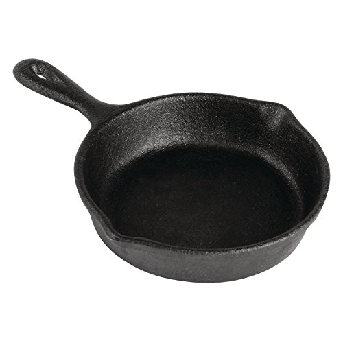 Olympia Mini sartén redonda de hierro fundido, utensilios de cocina comerciales - 100 (Ø) mm