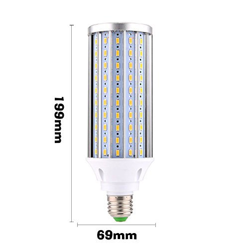 ONLT Bombillas LED, E27 60W 5850LM(Equivalente a 550W),LED Bombilla Super Brillante,para la Iluminación de Almacén, Camino, Restaurante, Hotel, Studio, Plaza(60W-Luz natural)