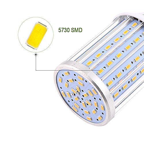 ONLT Bombillas LED, E27 60W 5850LM(Equivalente a 550W),LED Bombilla Super Brillante,para la Iluminación de Almacén, Camino, Restaurante, Hotel, Studio, Plaza(60W-Luz natural)