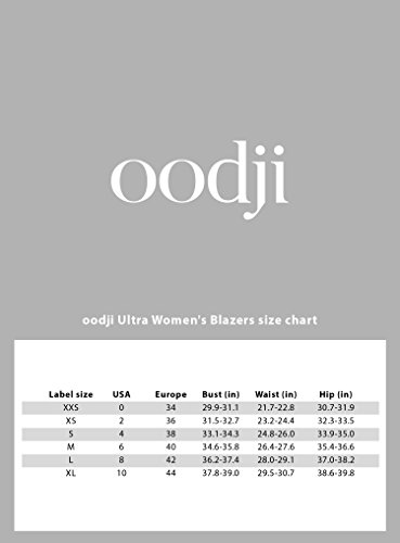 oodji Ultra Mujer Chaqueta con Mangas 3/4 sin Cierre, Negro, ES 34 / XXS