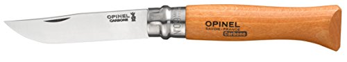 Opinel 04429VRN - Navaja de acero al carbón, color beige, talla 9 cm