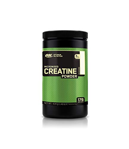 Optimum Nutrition ON Creatina Monohidrato Micronizada, Creatine en Polvo, Suplementos Deportivos para Musculacion, Sin Sabor, 176 Porciones, 634g