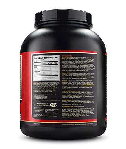 Optimum Nutrition ON Gold Standard 100% Whey Proteína en Polvo Suplementos Deportivos, Glutamina y Aminoacidos, BCAA, Galletas y Crema, 68 porciones, 2.27 kg, Embalaje puede variar