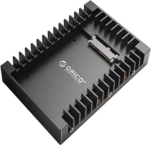 ORICO Adaptador Disco Duro/SSD 2,5'' a 3,5'', Soporte de Disco Duro, Plástico Bandeja de Montaje para SATA HDD/SSD de 7/9.5/12.5mm