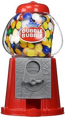 ORIGINAL DUBBLE BUBBLE- MAQUINA DE CHICLE CON HUCHA + 80 GR DE CHICLES