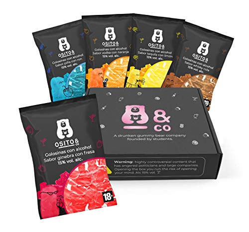 Ositos con Alcohol - Pack 5 Bolsas | Mix de Sabores - 750g