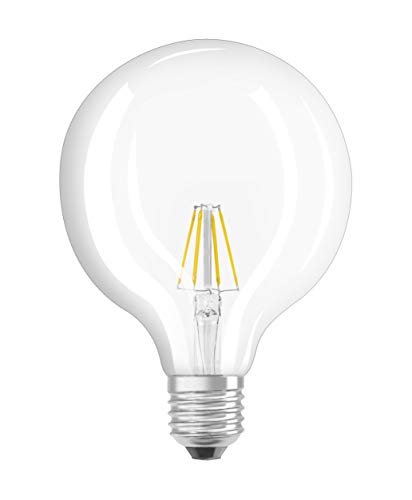 Osram, Bombilla LED Retrofit, transparente, E27, 7W Equivalente 60W, 220-240V, Luz blanca cálida 2700K 1 unidad