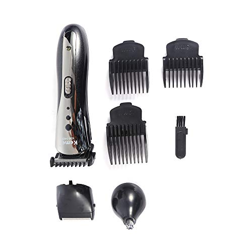 OurLeeme Beard Trimmer Kit Pelo Barba Nariz Oreja Ceja Máquina de corte de pelo inalámbrica a batería