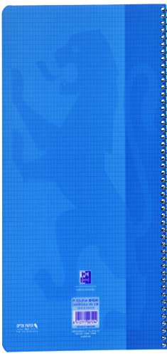 Oxford 941611 - Cuaderno folio 80 hojas, cuadricula 4 x 4, colores surtidos