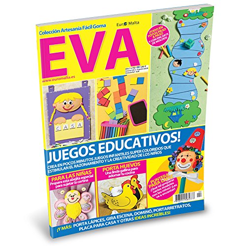 Pack Oferta 6 revistas de Goma Eva + 1 tela 50 * 50cm de regalo