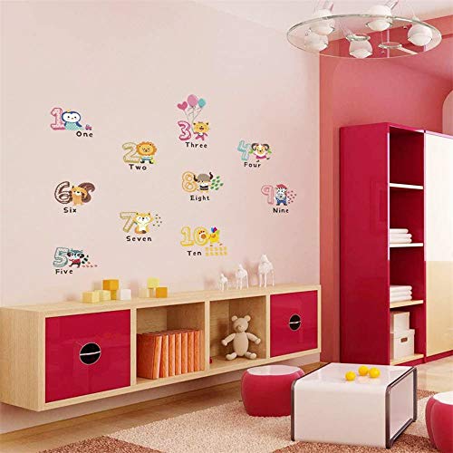 Paelf Pegatinas de Pared Digitales Vinilo Decorativo de Pared Sala de DIY de los niños Que Viven decoración de la habitación y sofá Dormitorio Sala de Fondo,a