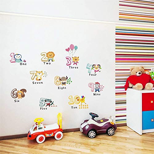 Paelf Pegatinas de Pared Digitales Vinilo Decorativo de Pared Sala de DIY de los niños Que Viven decoración de la habitación y sofá Dormitorio Sala de Fondo,a