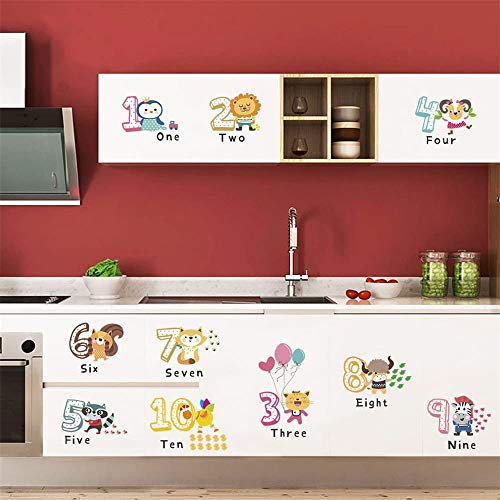 Paelf Pegatinas de Pared Digitales Vinilo Decorativo de Pared Sala de DIY de los niños Que Viven decoración de la habitación y sofá Dormitorio Sala de Fondo,a