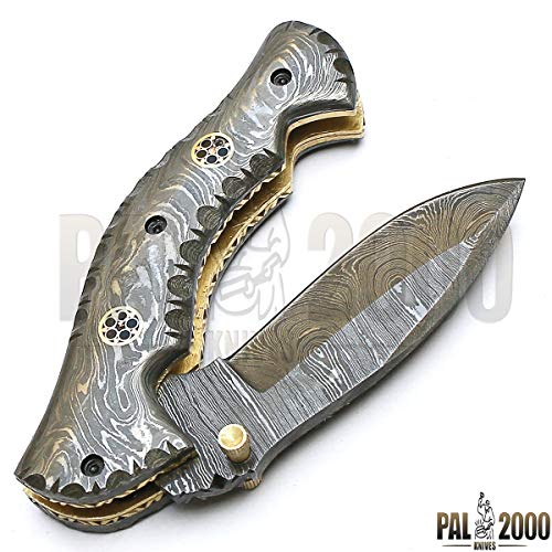 PAL 2000 SATG-9023 Cuchillo de Acero para Damas Hecho a Mano con Funda | Cocinero | Cocina | Camping | Tenemos Todo Tipo de Cuchillos