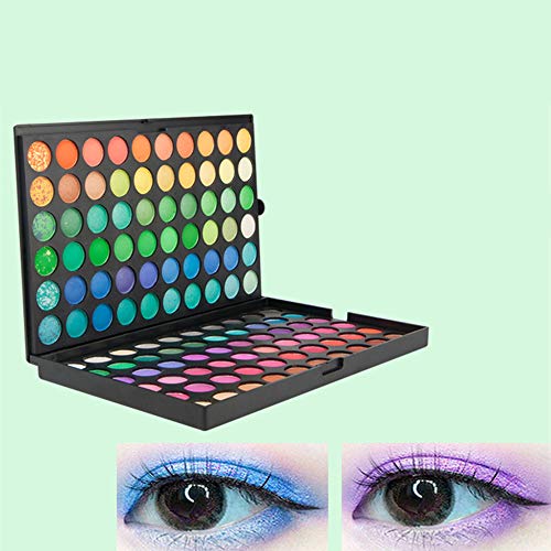 Paleta de Sombra de Ojos Colección Vivo Brillante Kit de Maquillaje Caja Profesional para Maquillaje Accesorio cosmético de Belleza (Paleta de Sombra de Ojos de 120 Colores) (120-1)