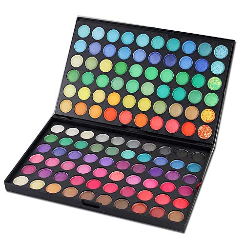 Paleta de Sombra de Ojos Colección Vivo Brillante Kit de Maquillaje Caja Profesional para Maquillaje Accesorio cosmético de Belleza (Paleta de Sombra de Ojos de 120 Colores) (120-1)