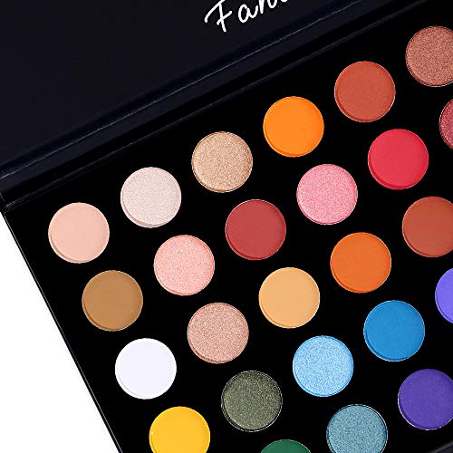 Paleta de sombras de ojos de colores Contorno de maquillaje Paleta de sombras de ojos metálicas Maquillaje Brillo mate 40 colores Altamente pigmentado Profesional Cálido Bronce natural Neutro ahumado