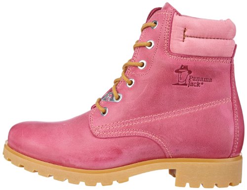 Panama Jack Panama 03 Colours, Zapatos de Cordones Brogue para Mujer, Rosa (Fucsia B2), 39 EU