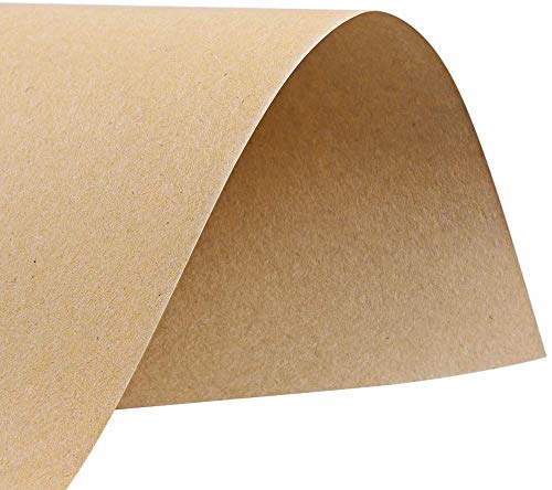 Papel Kraft A4, 100 unidades, tamaño carta, papel de papelería marrón para artes, manualidades y uso en la oficina, 120 g/m²