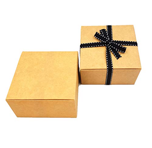 Paquete con 10 x montaje Caja de Regalo (Código # B) cartón plano paquete montaje Caja de Regalo apto para chocolate, joyas, pequeño Regalos