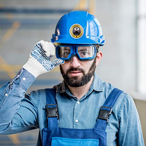 Paquete de 20 pegatinas para casco de trabajador esencial de 2,4 pulgadas, con patrón nuclear, para casco, casco, ventanas, paredes, parachoques, ordenador portátil, taquillas, multicolor