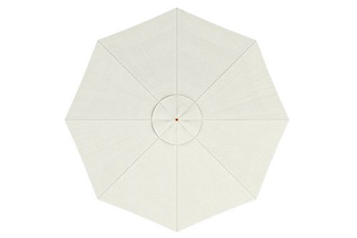 paramondo Parasol parakoala sombrilla de Madera, 3m, Redonda, Color Blanco