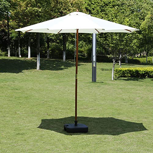 Parasol De Jardín De Madera,sombrillas De Jardín Grandes De Color Beige,Utilizado para Balcón/Exterior/Terraza (2.7m / 8.9ft)