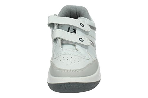 Paredes Velcro Blanco Deportivo Estrella Trabajo, Comodidad, Plantilla momery Foam, Seguridad, Cordones, 41