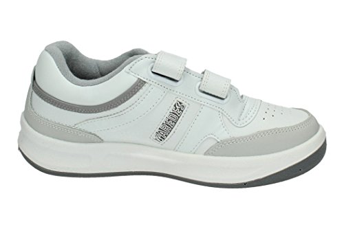 Paredes Velcro Blanco Deportivo Estrella Trabajo, Comodidad, Plantilla momery Foam, Seguridad, Cordones, 41