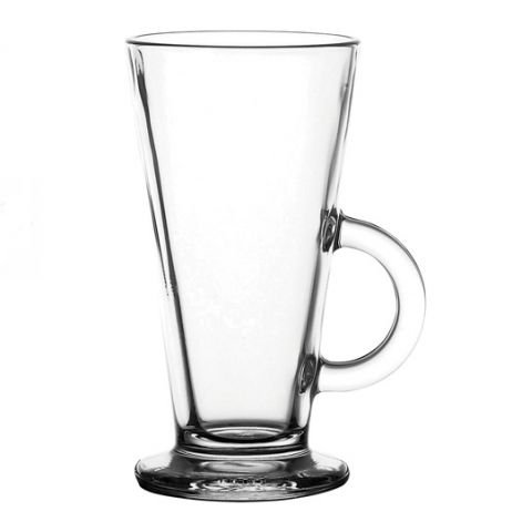 'Pasabahce 55861 – Vaso de té con asa "Columbian 263 ml para té, Latte macchiato, Café irlandés, ponche, vino caliente, Chocolate Caliente, Juego de 6