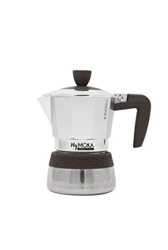 Pedrini MyMoka - Cafetera de inducción Inducción Mymoka 3 Tazze TóRTOLA