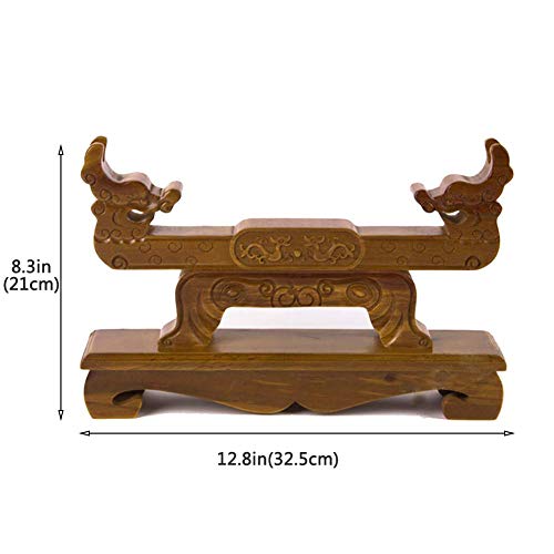 Peiyu - Soporte Horizontal para Espadas de Madera Maciza para Katana Samurai