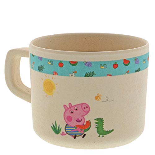 Peppa Pig A29711 - Taza, diseño de bambú