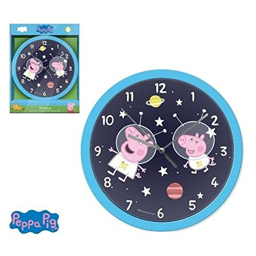 PEPPA PIG Horloge ?25 cm - Bleu